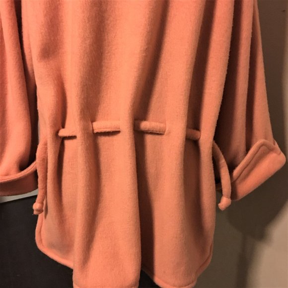 NORTHERN STYLE Oversized Peach Fleece Jacket - Picture 8 of 12
